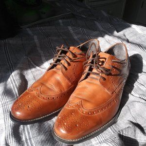 Nunn Bush Men's 11.5 Leather Wingtip Derby